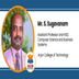 Arjun College of Technology, Assistant Professor and HOD, Computer Science and Business Systems: Mr. S. Sugavanam Interview